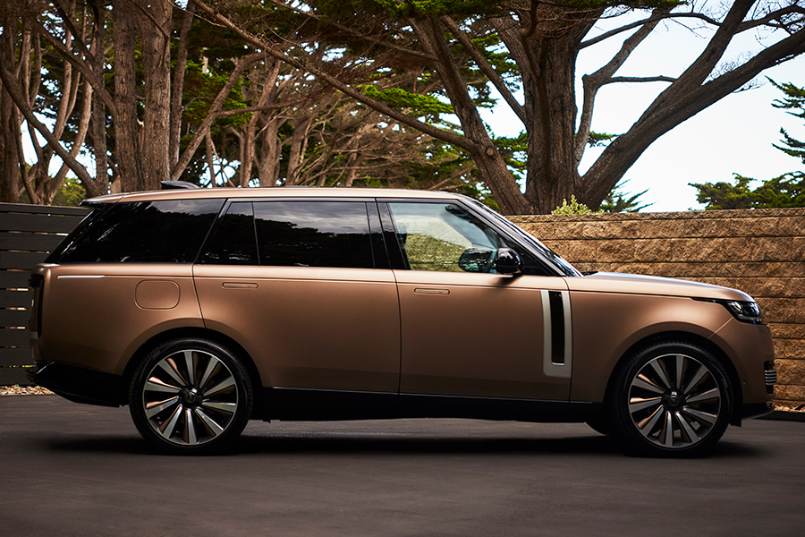Pictured is 2022 Land Rover Carmel Edition.