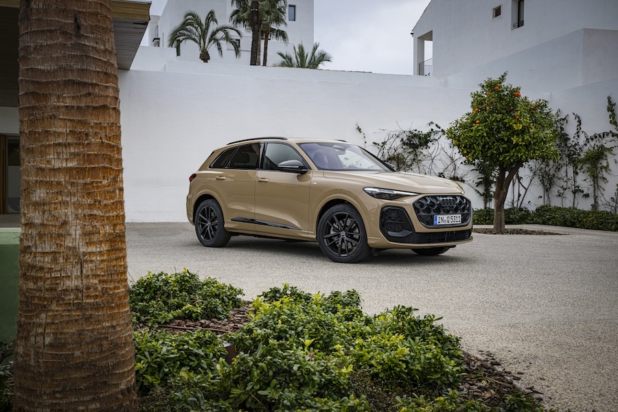 An Audi Q5 parked in a driveway.
